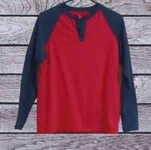 Fade Glory top XXL/2XG (18) junior blue and red 60%cotton,40%pol…